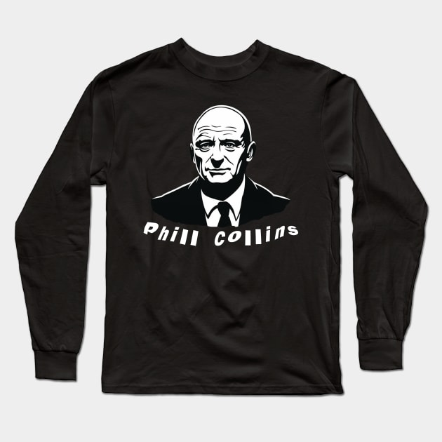 Phil Collins // Punksthetic Fan Art Design Long Sleeve T-Shirt by Aldrvnd